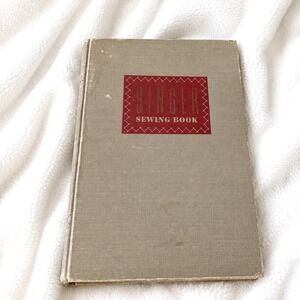 Singer Sewing Book Mary Brooks Picken 1949 Hardcover Sewing Reference Guide VTG